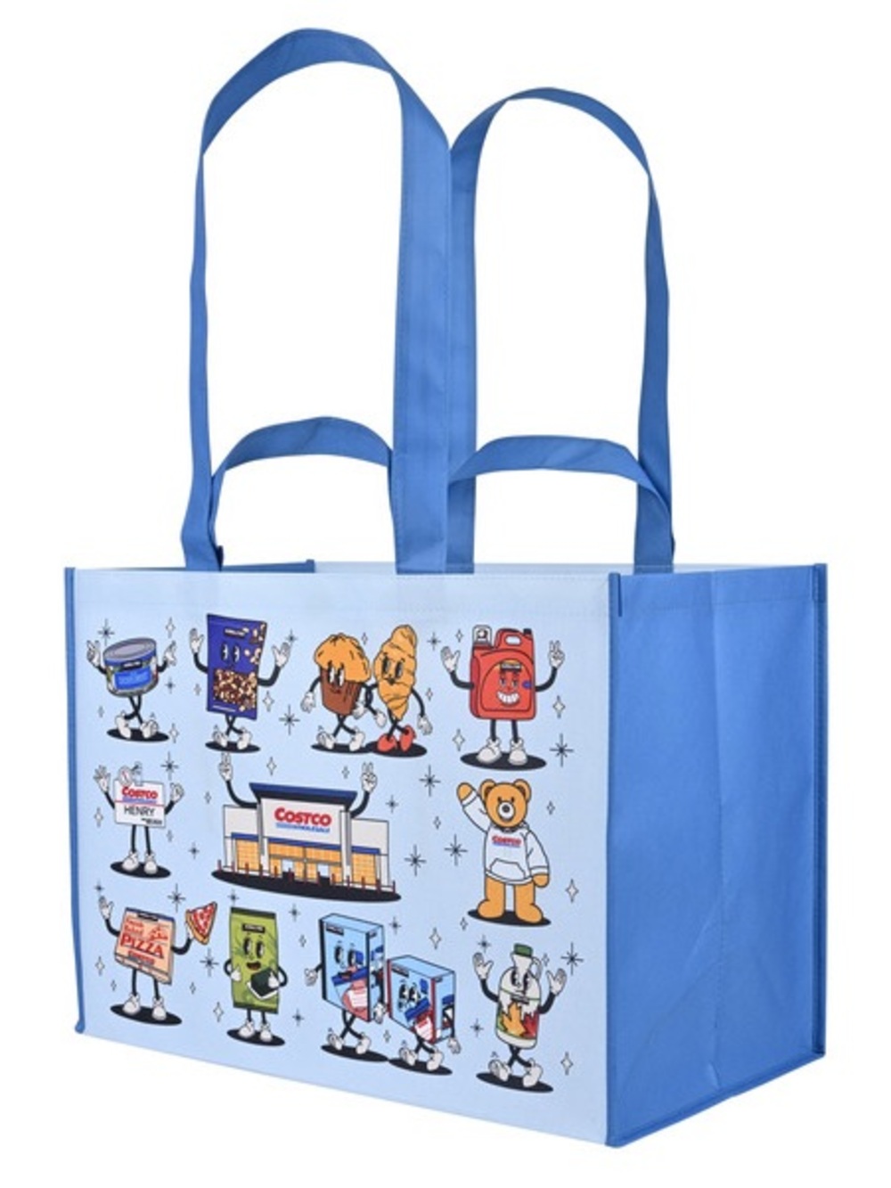 Costco Reusable Bag KeepCool  Shopping Tote Bag Character Edition (4-Pack)